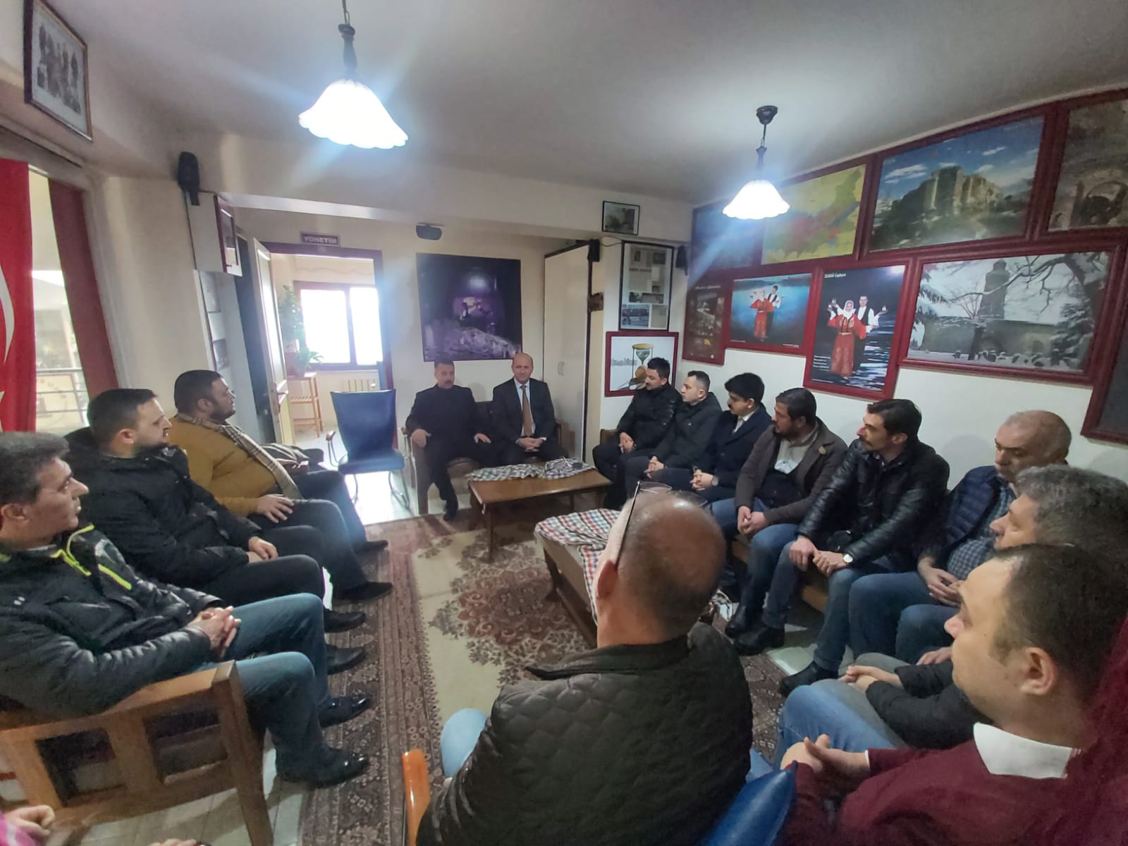 Bolu MHP İl Başkanlığından Derneğimize Taziye ve Geçmiş Olsun Ziyareti